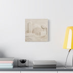 Plaster Relief Stretched Canvas
