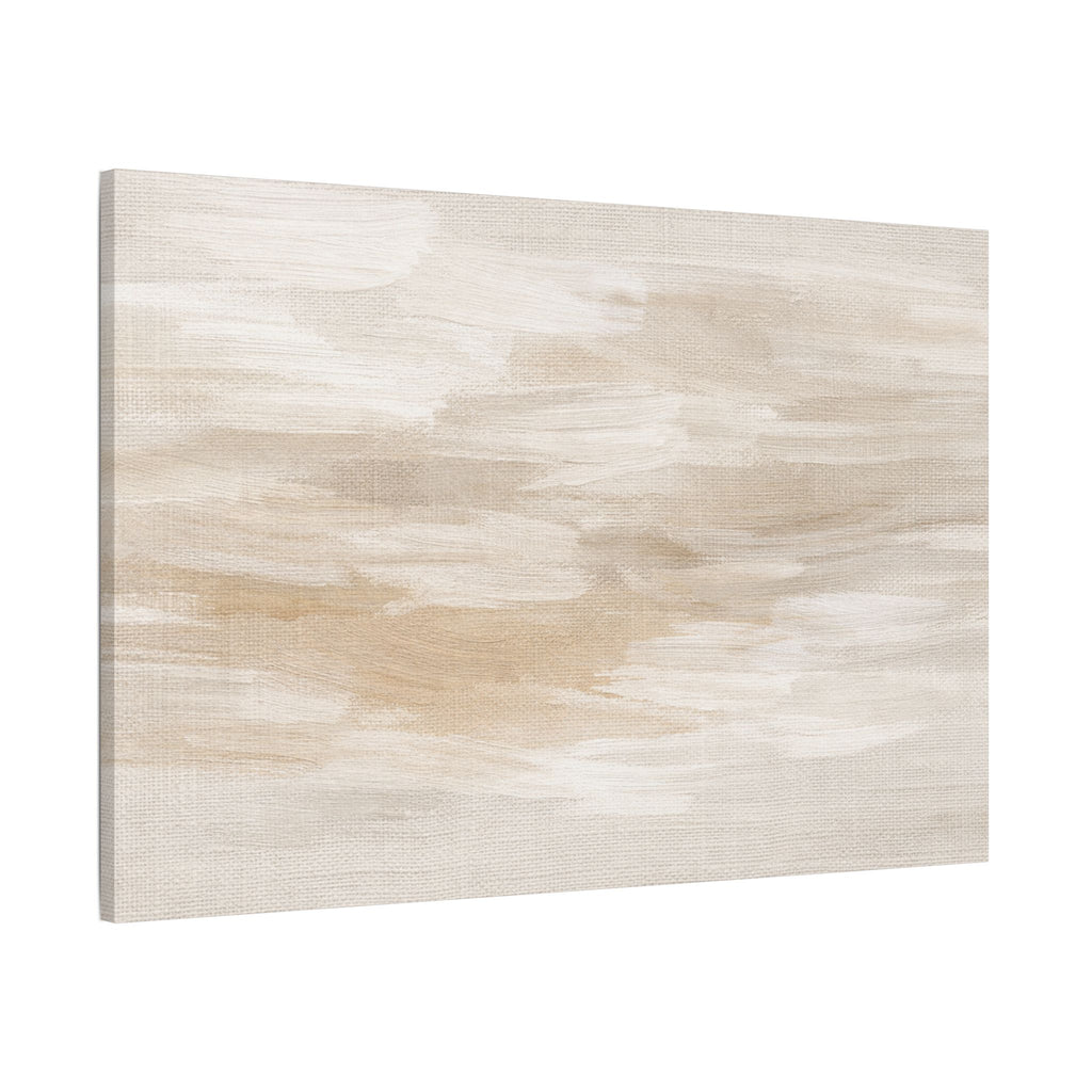 Raw Linen Brushstroke Stretched Canvas
