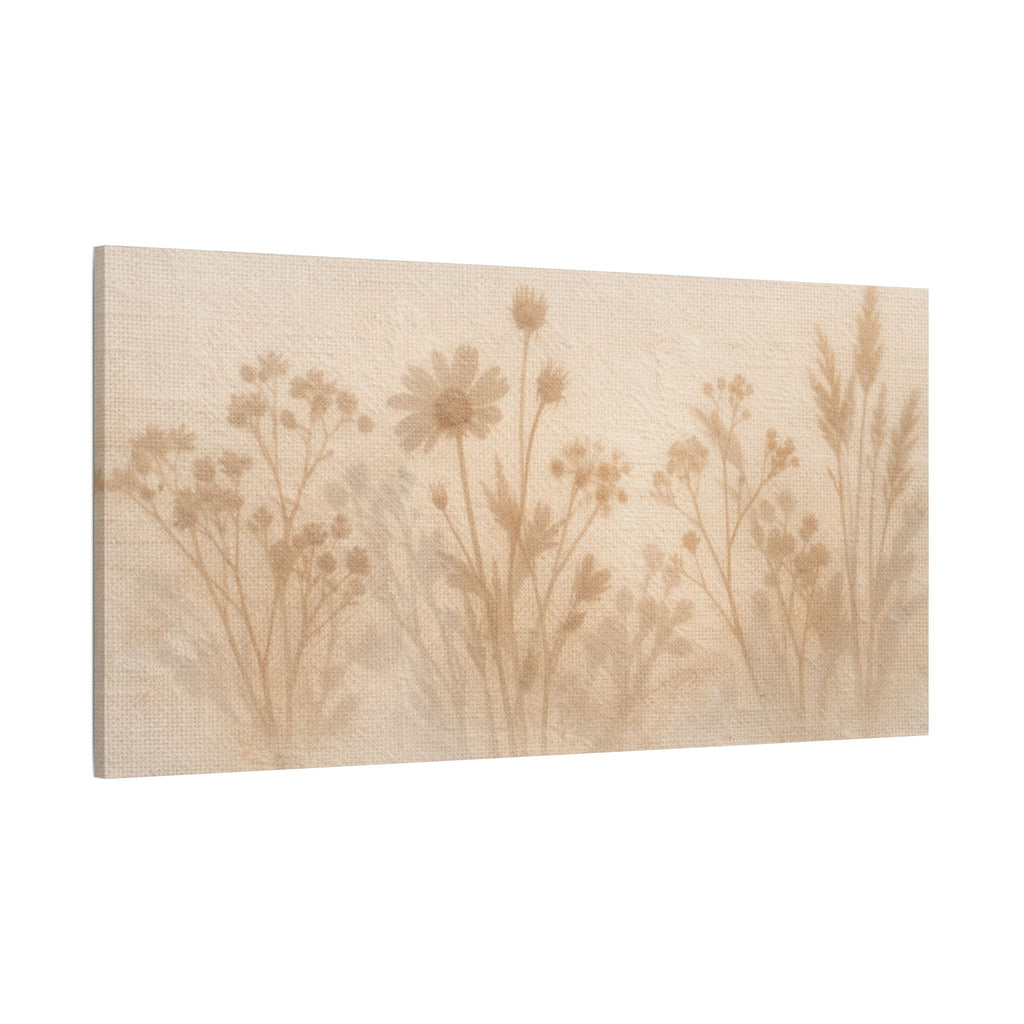 Pressed Wildflower Stretched Canvas