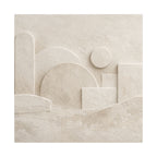 Plaster Relief Stretched Canvas