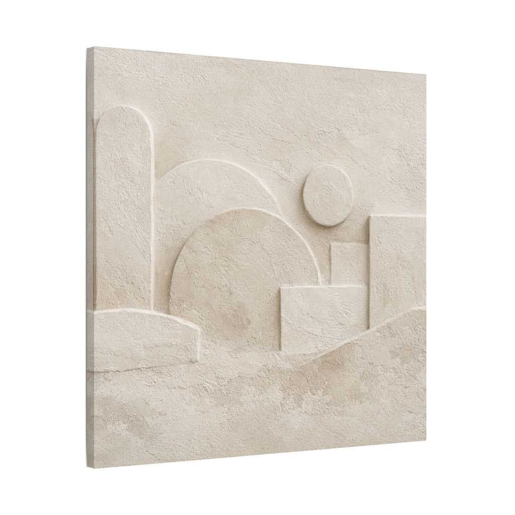 Plaster Relief Stretched Canvas