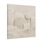 Plaster Relief Stretched Canvas