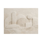 Plaster Relief Stretched Canvas