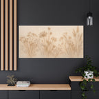Pressed Wildflower Stretched Canvas