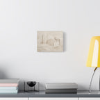 Plaster Relief Stretched Canvas