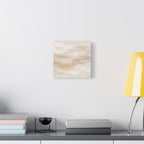 Raw Linen Brushstroke Stretched Canvas