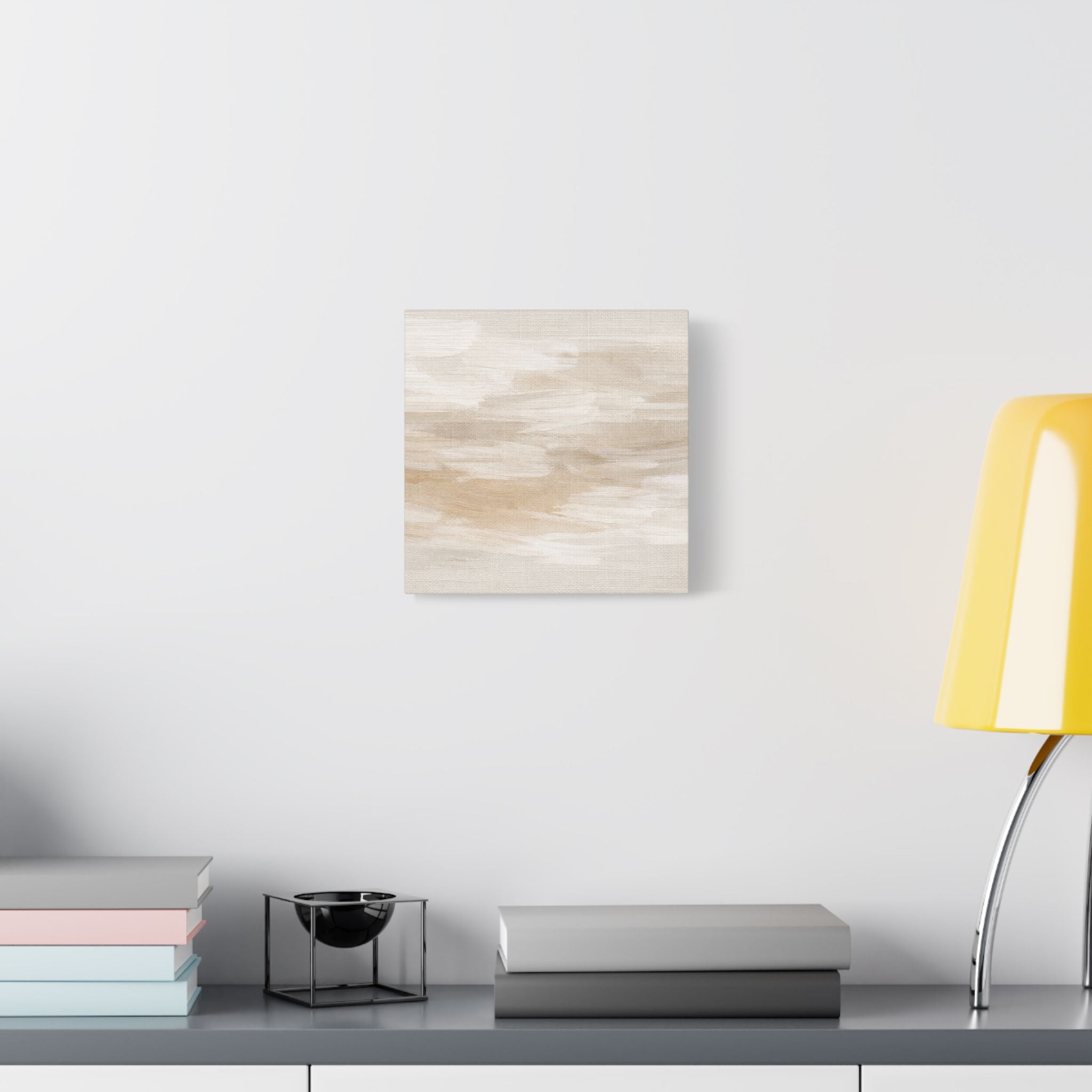 Raw Linen Brushstroke Stretched Canvas