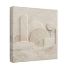 Plaster Relief Stretched Canvas