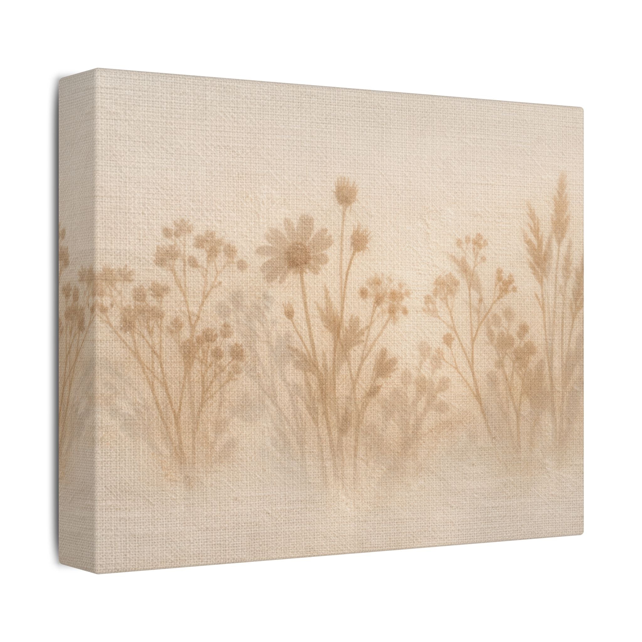 Pressed Wildflower Stretched Canvas