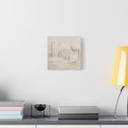 Plaster Relief Stretched Canvas