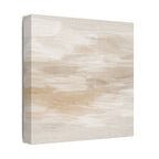 Raw Linen Brushstroke Stretched Canvas