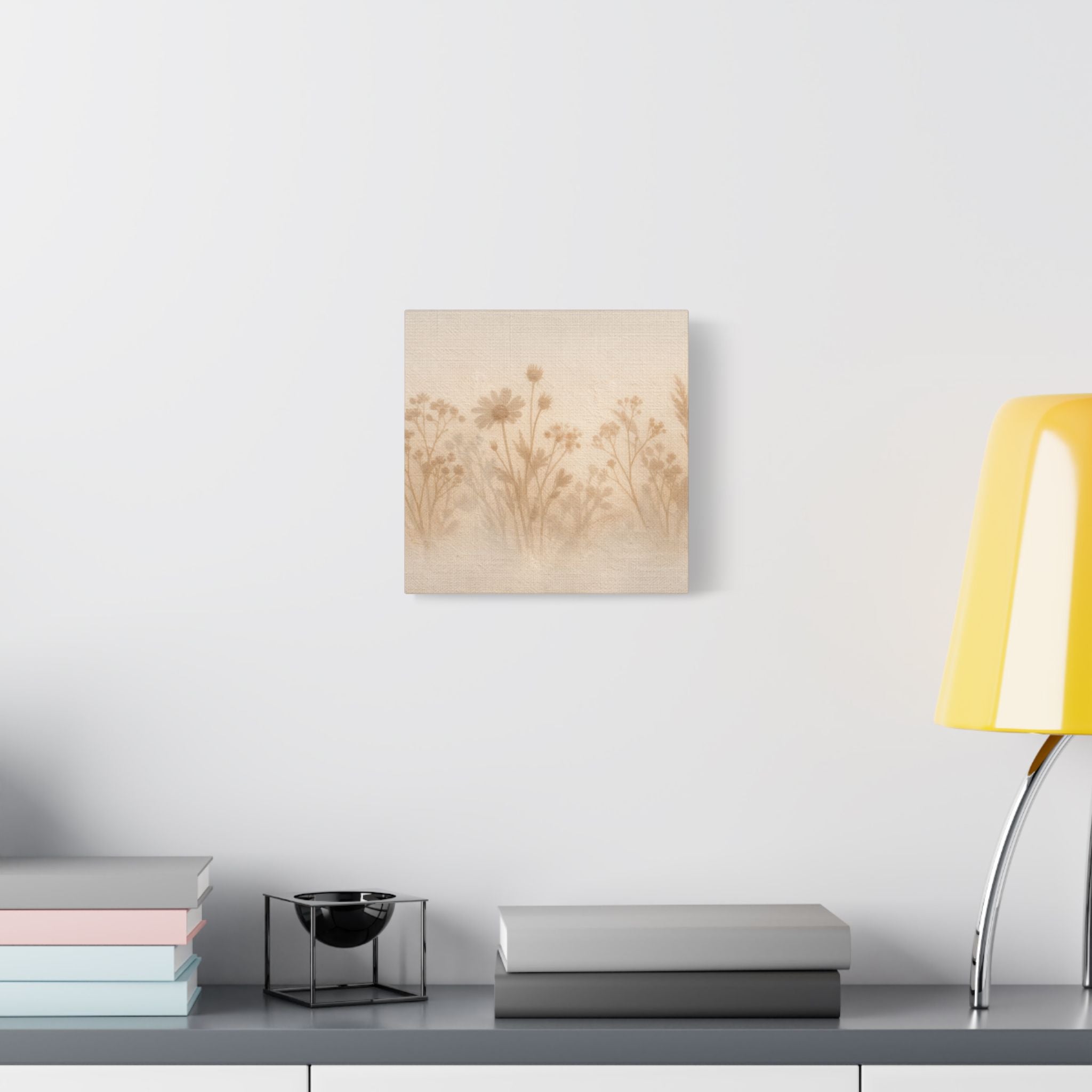 Pressed Wildflower Stretched Canvas