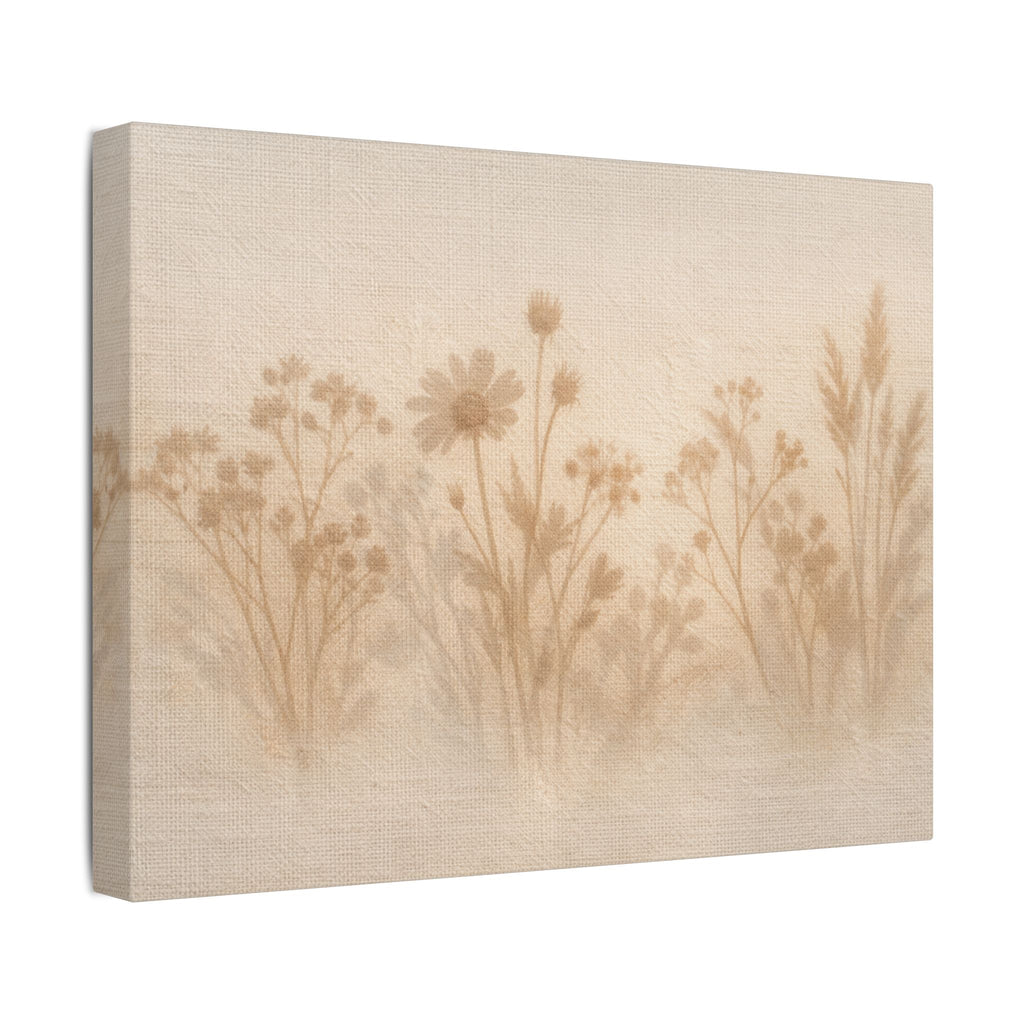Pressed Wildflower Stretched Canvas