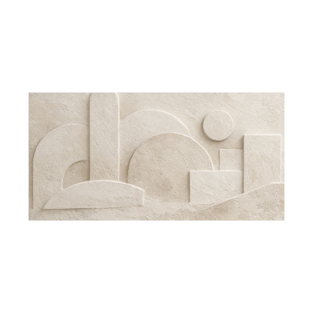 Plaster Relief Stretched Canvas