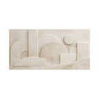 Plaster Relief Stretched Canvas