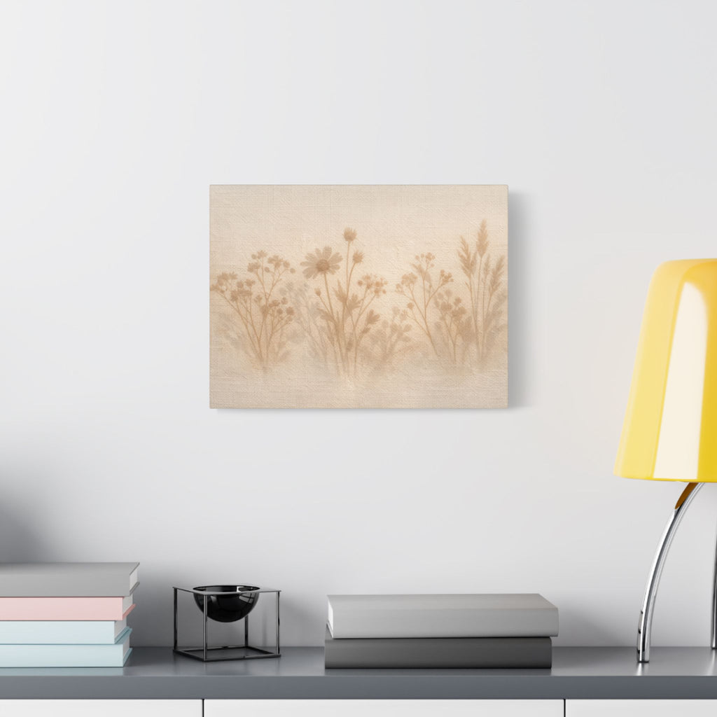 Pressed Wildflower Stretched Canvas