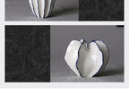 Carambola Decorative Ceramic Vase Crafts Floral Flower Arrangement Simulation Star Fruit Porcelain Vases Living Room Decoration