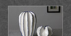 Carambola Decorative Ceramic Vase Crafts Floral Flower Arrangement Simulation Star Fruit Porcelain Vases Living Room Decoration