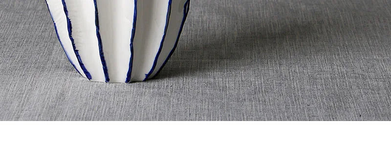 Carambola Decorative Ceramic Vase Crafts Floral Flower Arrangement Simulation Star Fruit Porcelain Vases Living Room Decoration
