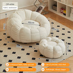 Lazy Sofa Sofa Chair balcony Leisure sleep Sofa living room sofas Modern easy chair small Sofa with Stool Bedroom Furniture