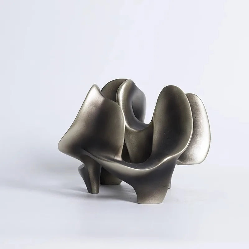 Irregular Hollow Ornaments Abstract Crafts Statue Desk Decoration Geometric Resin Artwork Sculpture Room Aesthetics Decor