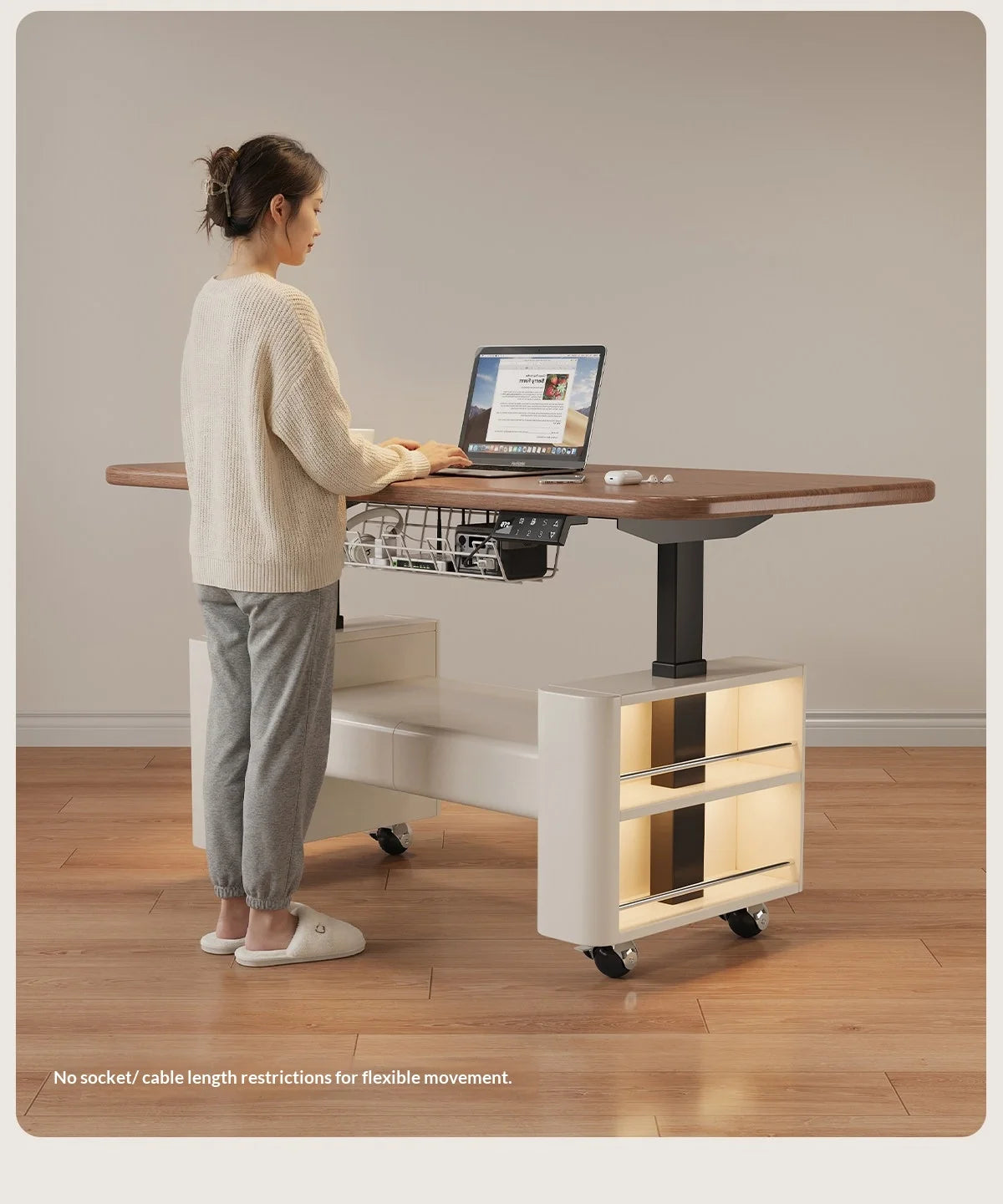 Any Size Custom Nordic Style Electric Lift Coffee Table Sturdy Durable Living Room Home Luxury Multi Functional Tea Table Furnit