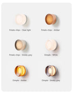 Modern LED Wall Lamp Living Room Amber Jelly Decor Wall Sconces  Corridor Study Dining Room  Home Decoration Smokey Grey Fixture