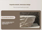Any Size Custom Zen Inspired Stone Look Bathtub Compact One Piece Freestanding Tub Mansion Bathroom Heat Retaining Easy Clean Bo