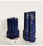 Creative Stacking Ceramic Vase Minimalism Flower Pots Desk Decoration Flowers Arrangement Floral Vases Room Aesthetic Decor