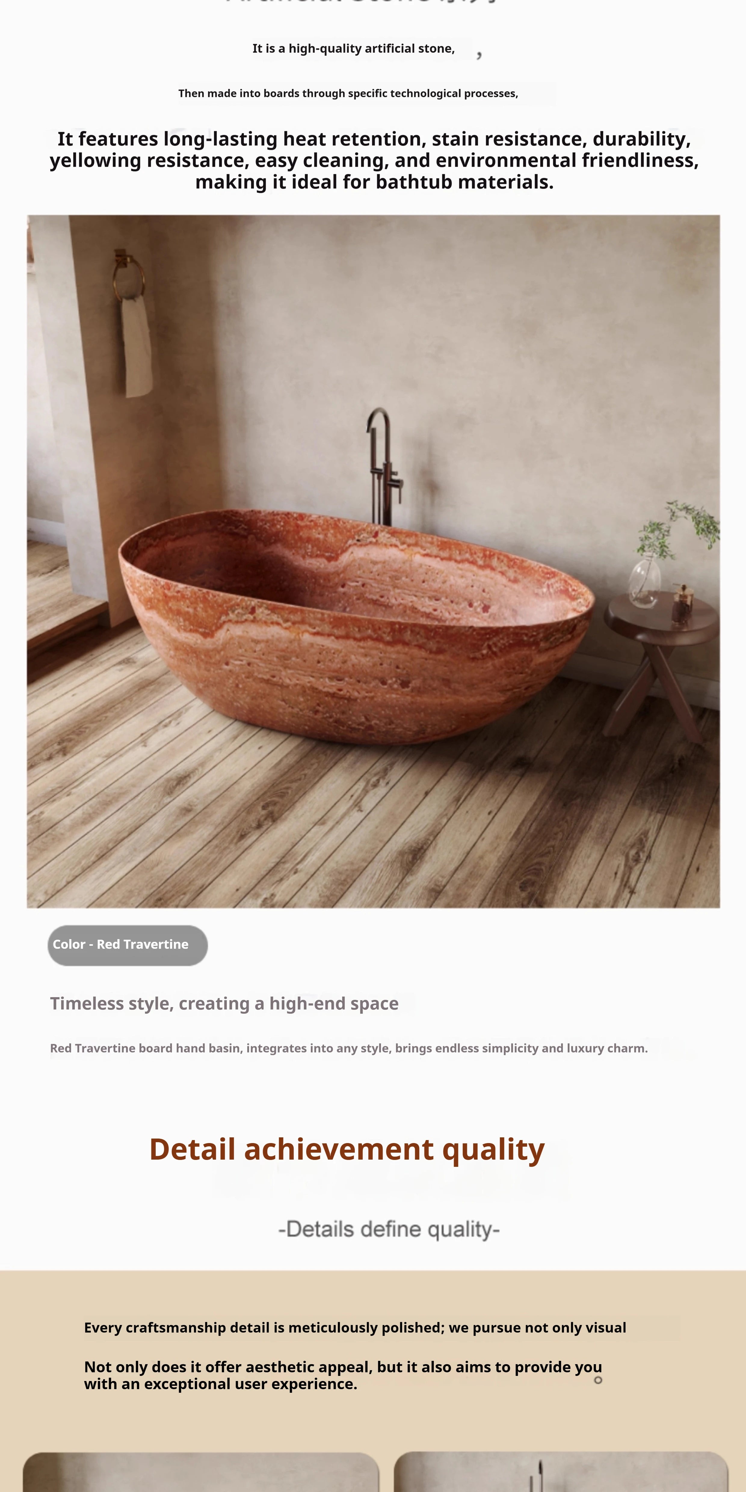 Any Size Custom Italian Luxury Egg Shaped Bathtub Freestanding Soaking Tub Villa Bathroom Spa Whirlpool Tub Modern Luxury Design