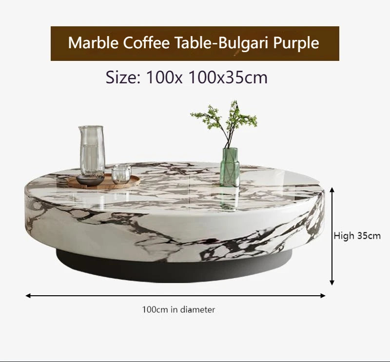 Any Size Custom Italian Minimalist Round Marble Nesting Tables Set Luxury Natural Stone Designer Villa Penthouse Living Room Fur