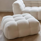 Straight row Split design soft bread module sofa berber fleece comfortable living room sofa apartment home furniture accessories