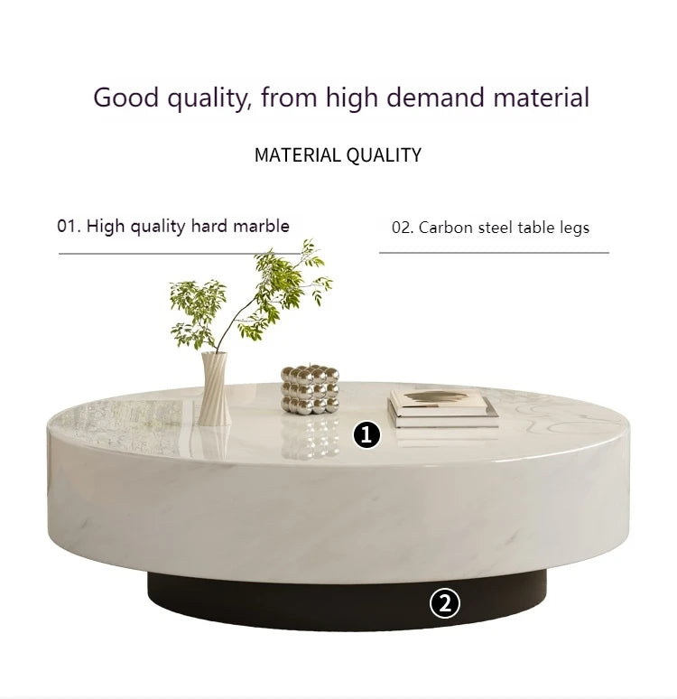Any Size Custom Italian Minimalist Round Marble Nesting Tables Set Luxury Natural Stone Designer Villa Penthouse Living Room Fur