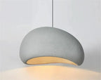 Nordic Wabi Sabi Ceiling Chandelier Modern E27 LED Dining Table Pendant Lights for Living Room Bedroom Loft Decor Hanging Lamp