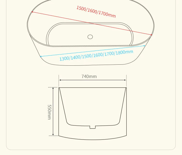 Any Size Custom Japanese Wabi Sabi Cultured Stone Bathtub Artistic Freestanding Soaking Tub Heat Retention Easy Clean Body Conto