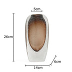 Double-layer Bubble Glass Vase Hydroponics Plant Pots Table Decoration Flower Arrangement Floral Vases Room Aesthetic Decor
