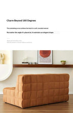 Any Size Custom Chenille Togo Lazy Sofa 6 Pleats 5 Buttons Plump Filling Compressed Shipping Multi Colors Available Cozy Living