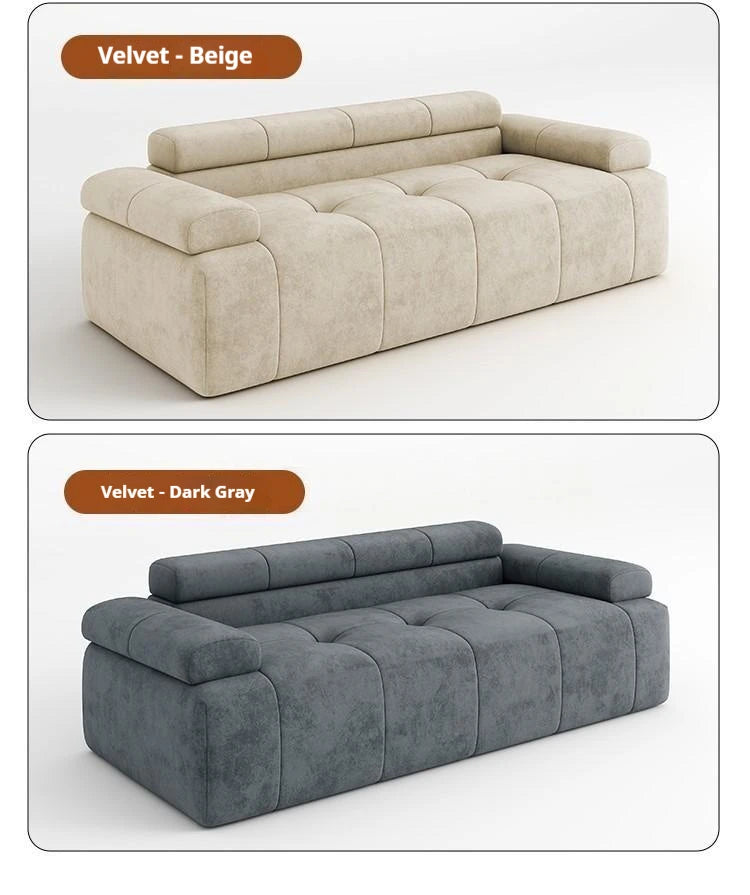 Any Size Custom Modern Comfort Luxury Puff Sofa Vacuum Roll Pack Compression Design Living Room Home Leisure Sofa Dual Use Sofa