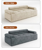 Any Size Custom Modern Comfort Luxury Puff Sofa Vacuum Roll Pack Compression Design Living Room Home Leisure Sofa Dual Use Sofa