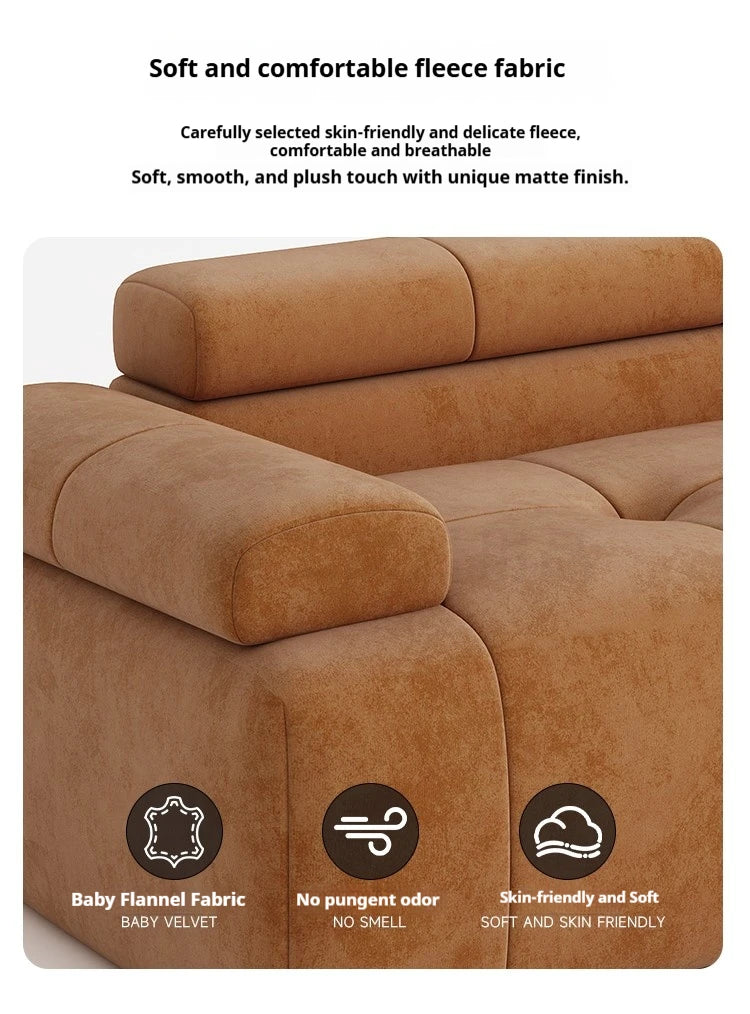 Any Size Custom Modern Comfort Luxury Puff Sofa Vacuum Roll Pack Compression Design Living Room Home Leisure Sofa Dual Use Sofa