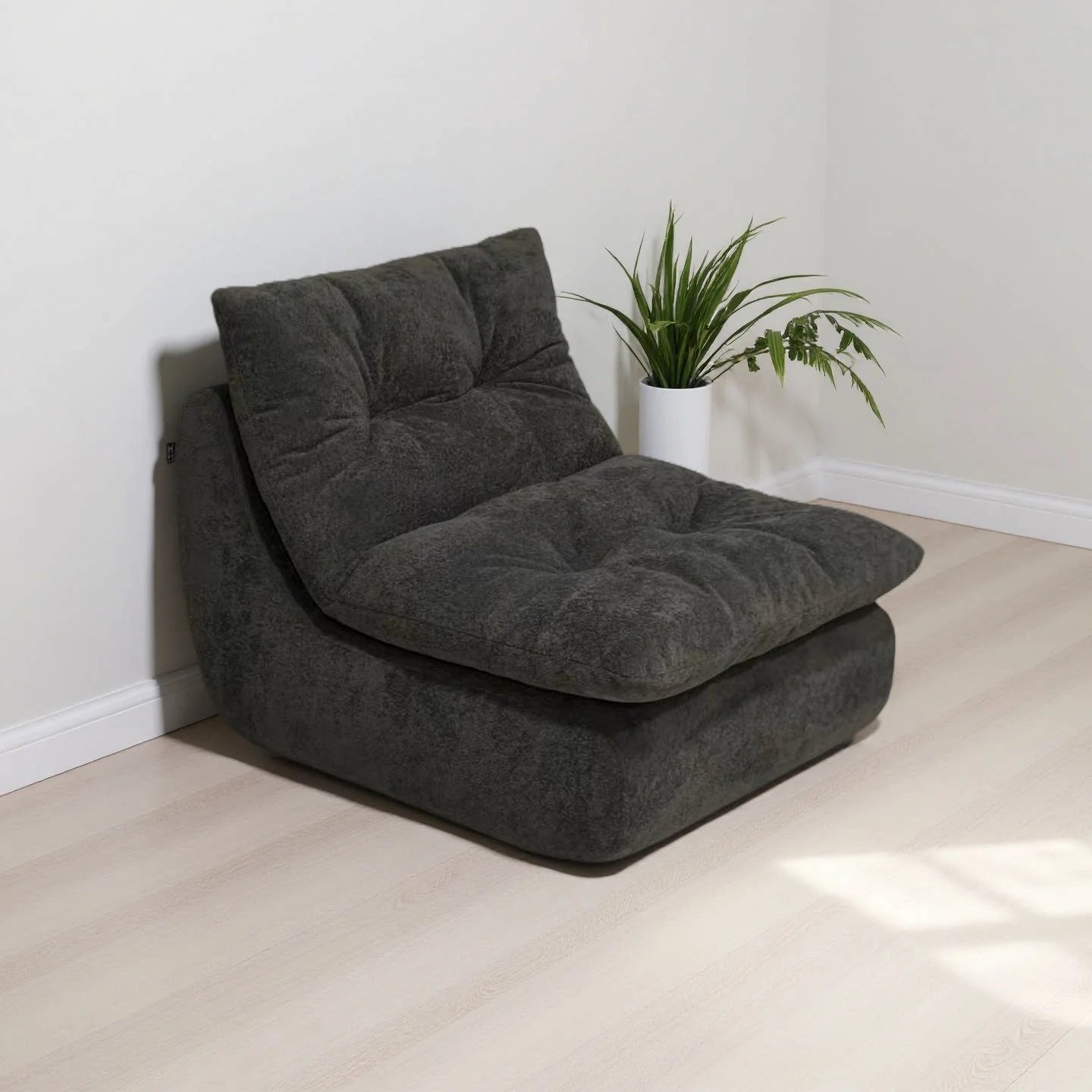 Any Size Custom Compressed Lazy Sofa Flannel Removable Washable Modular Light Easy Move Living Room Bedroom Comfortable Lounge