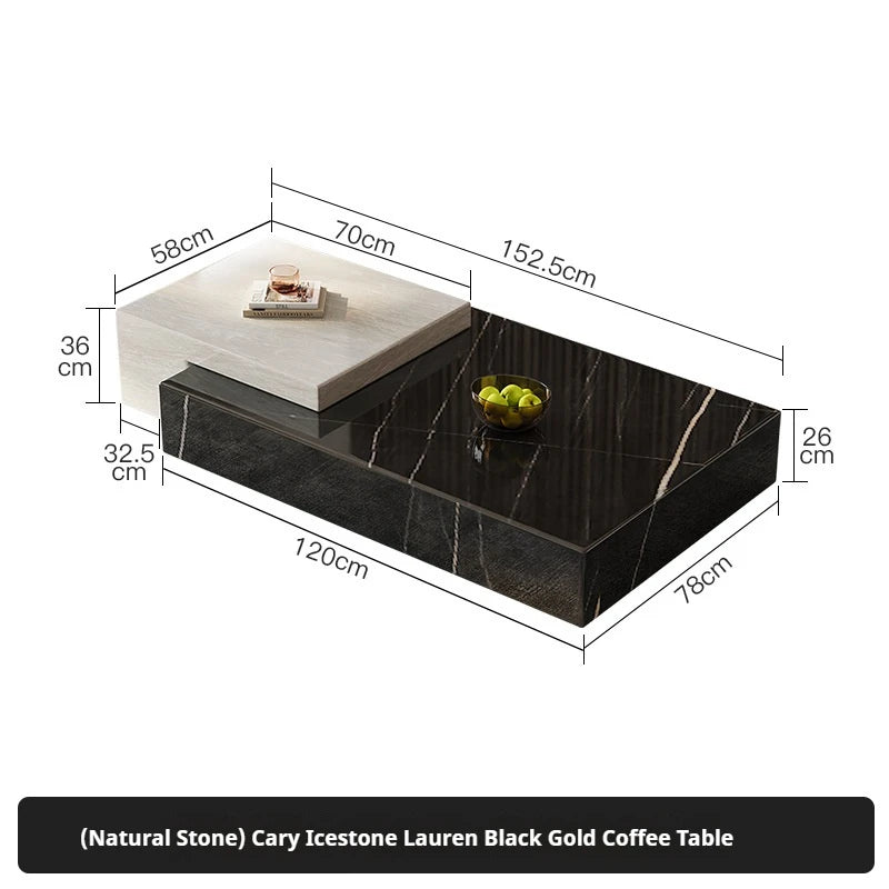 Any Size Custom Italian Luxury Marble Coffee Table High End Designer Statement Piece Villa Penthouse Living Room Heat Scratch Re