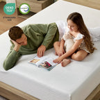 Mattress, 6 Inch Gel Memory Foam Mattress in a Box, Fiberglass Free, Breathable for Cooler Sleep, Customized