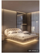 Lambswool Floating Bed Aesthetics Princess Wedding High End Quality Bed Modern Apartment Confortable Muebles Bedroom Furniture