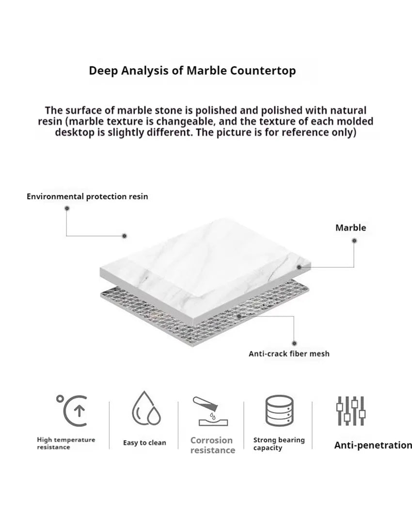 Any Size Custom Square Marble Coffee Table Italian Minimalist Viral Design Spacious Living Room Heat Scratch Resistant Customiza