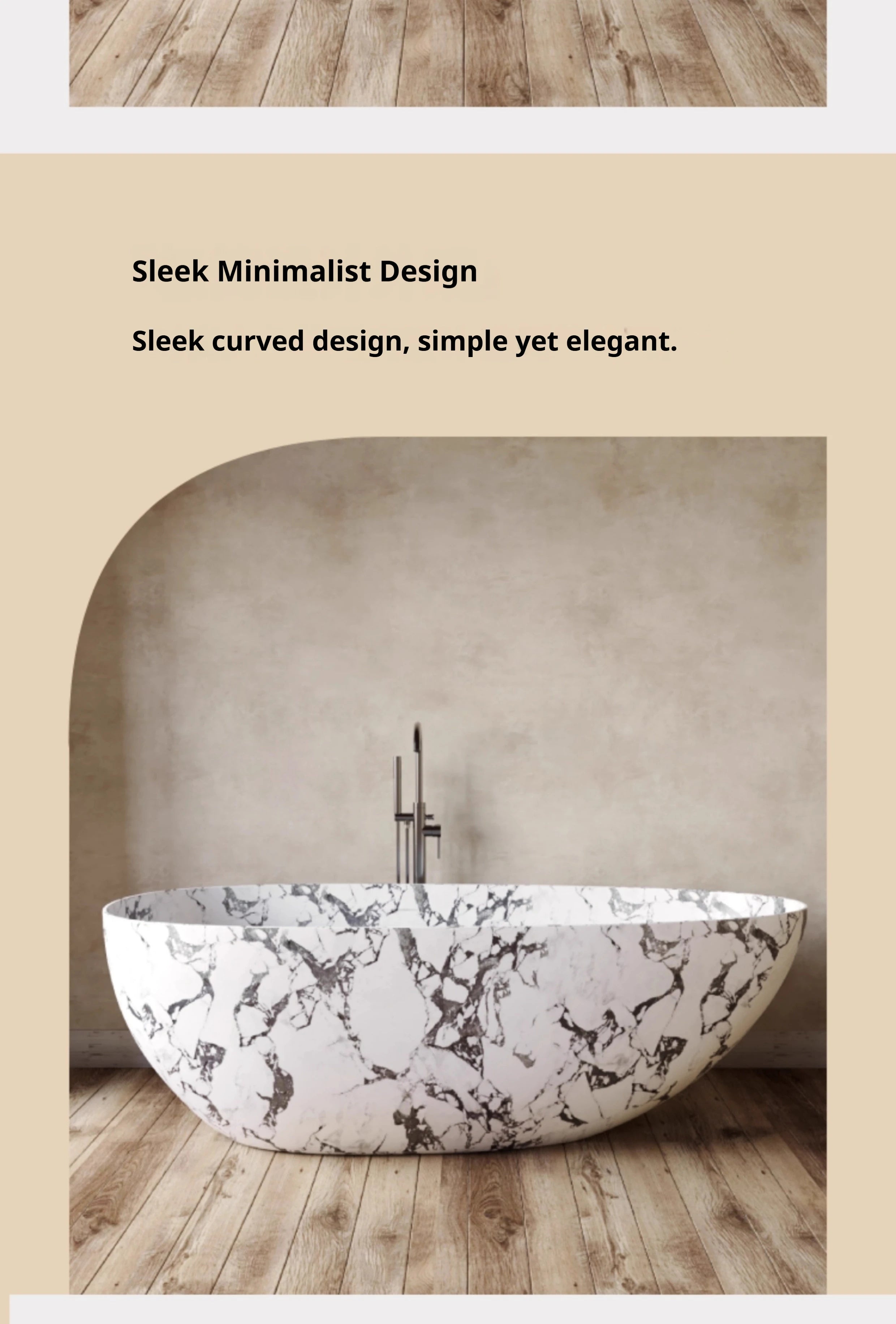 Any Size Custom Italian Luxury Egg Shaped Bathtub Freestanding Soaking Tub Villa Bathroom Spa Whirlpool Tub Modern Luxury Design