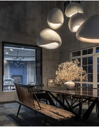 Nordic Wabi Sabi Pendant Lamps Dining Room Lighting Modern Living Room Bedroom LED Ceiling Chandelier Loft Lustre Hanging Lights