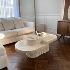 Any Size Custom Roman Wabi Sabi Oval Table Stone Look Fiberglass Boutique Showroom Heat Scratch Resistant Artistic Shape Customi