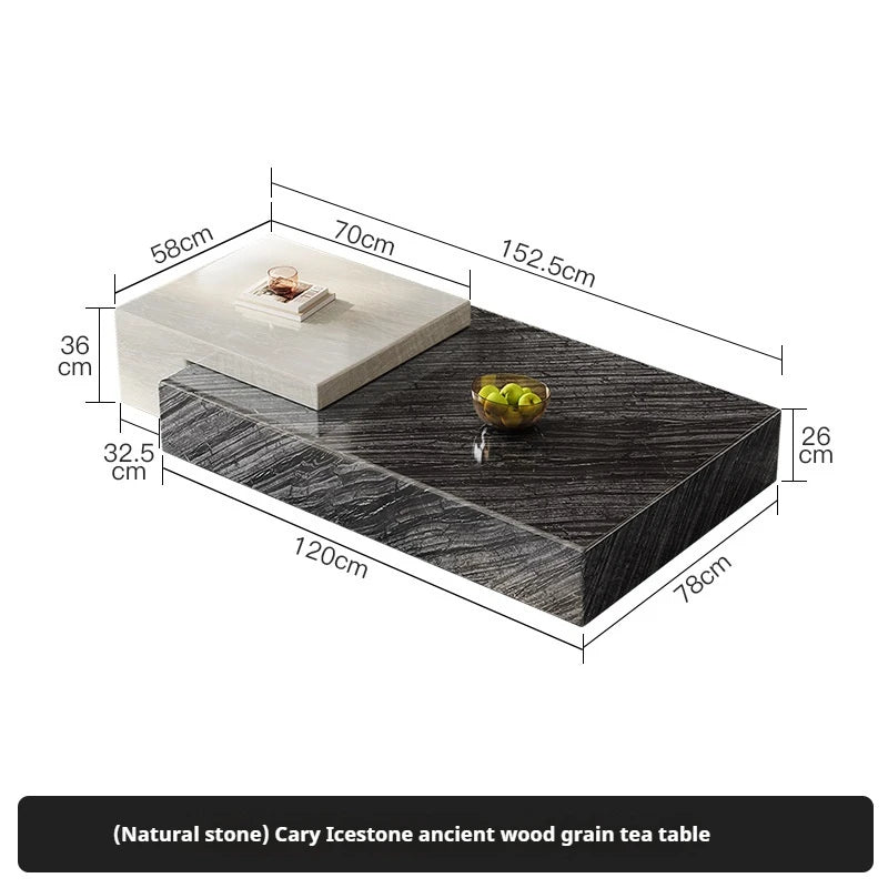 Any Size Custom Italian Luxury Marble Coffee Table High End Designer Statement Piece Villa Penthouse Living Room Heat Scratch Re