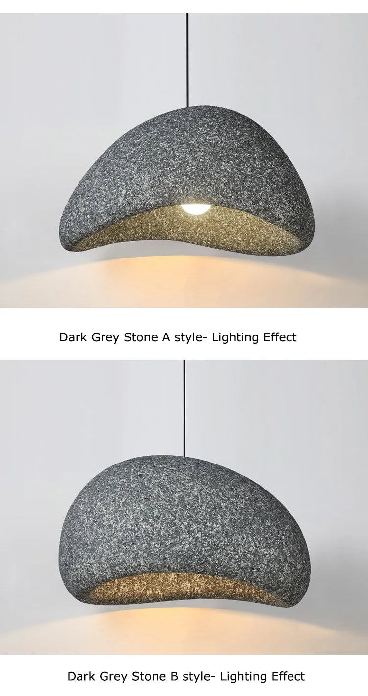 2026 New Model Wabi Sabi Pendant Lamp Living Room Dining Table Bedroom LED Ceiling Chandelier Light Home Decor E27 Hanging Lamp